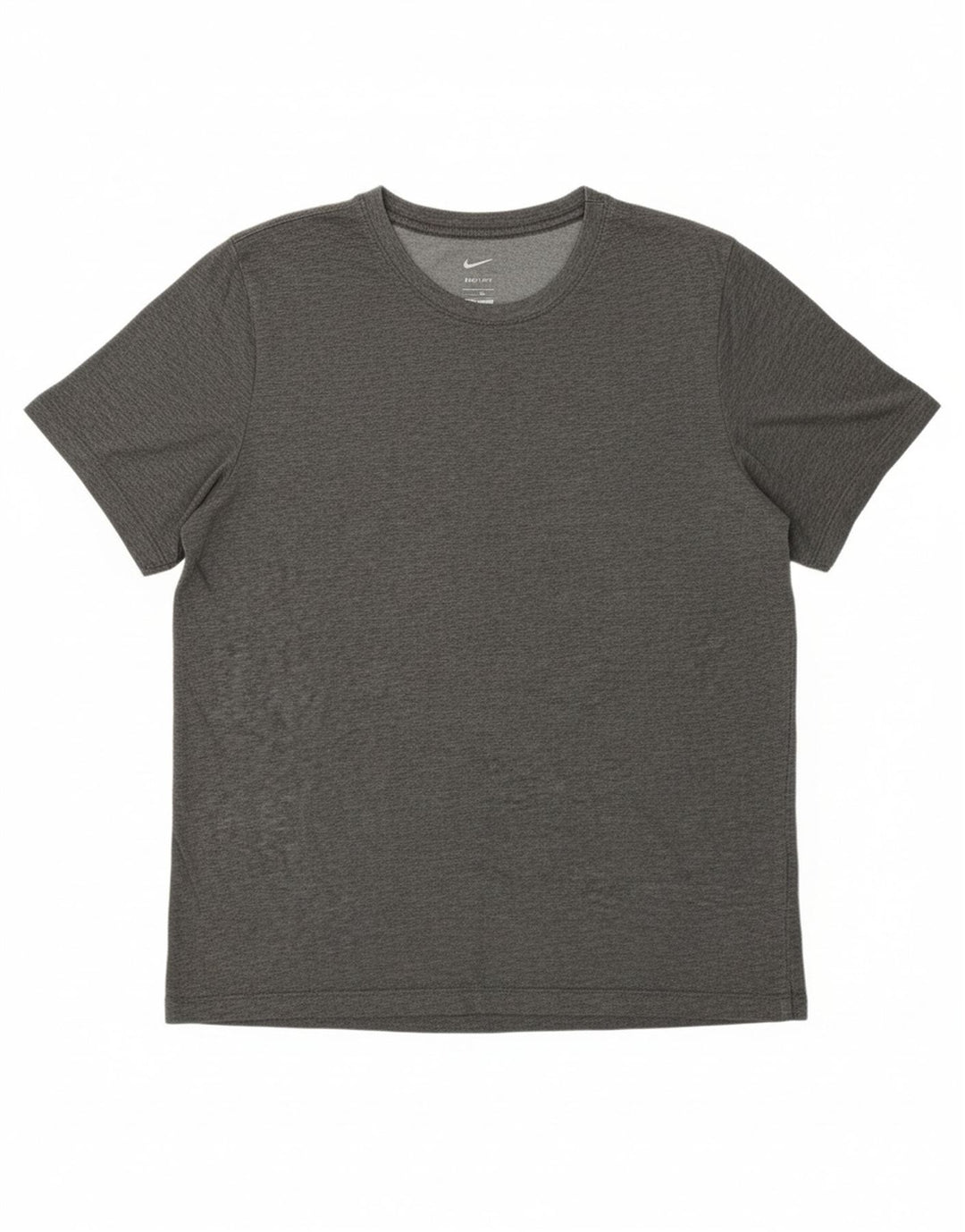 NIKE Mens Dri Fit Graphic T-Shirt Top Large Grey Cotton