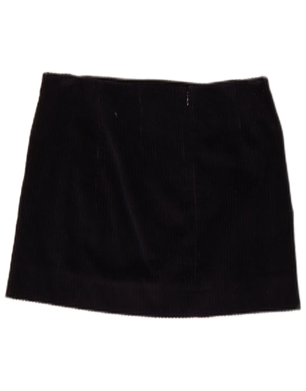 Mini gonna in velluto a coste da donna Cos EU 34 XS W30 cotone nero
