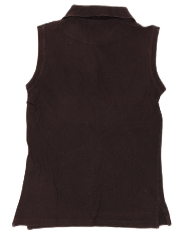 Polo senza maniche da donna Murphy & Nye UK 8 Small Poliestere nero
