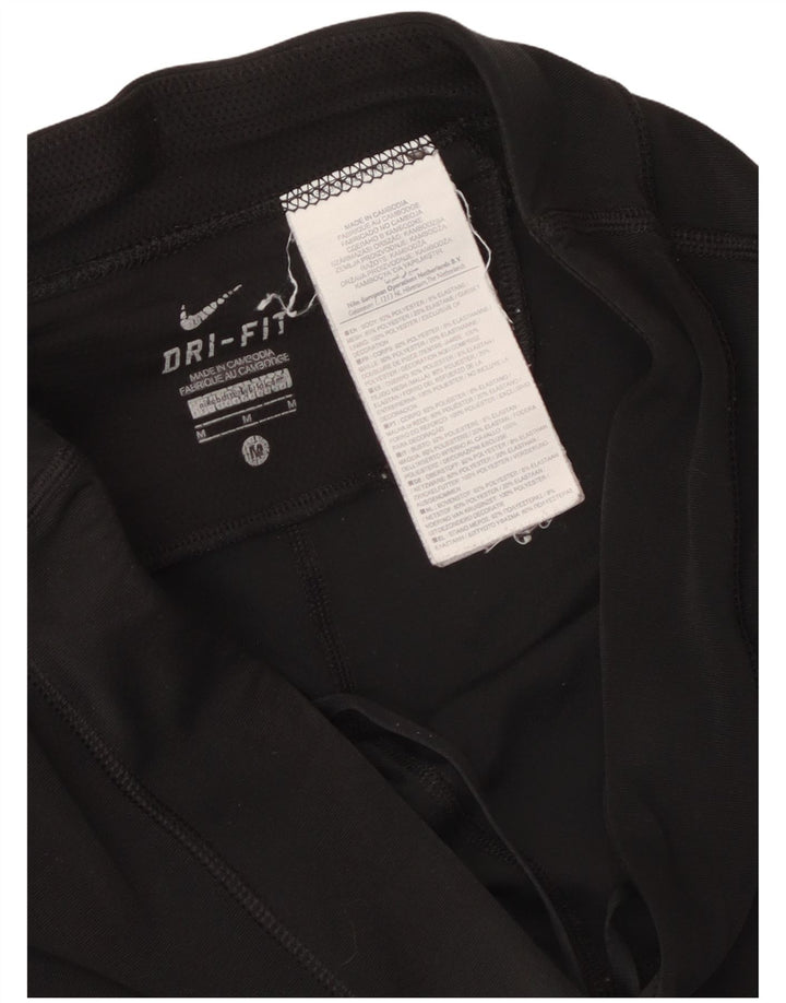 Leggings Capri Dri Fit da donna NIKE UK 12 poliestere nero medio