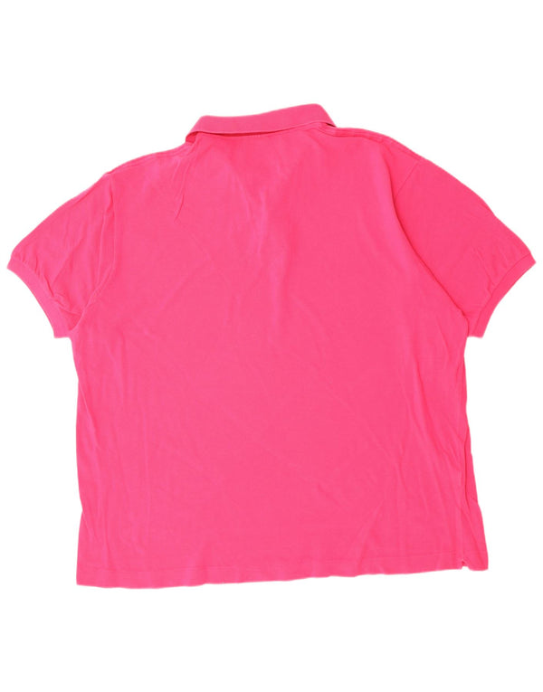 Polo da uomo LACOSTE taglia 9 5XL cotone rosa