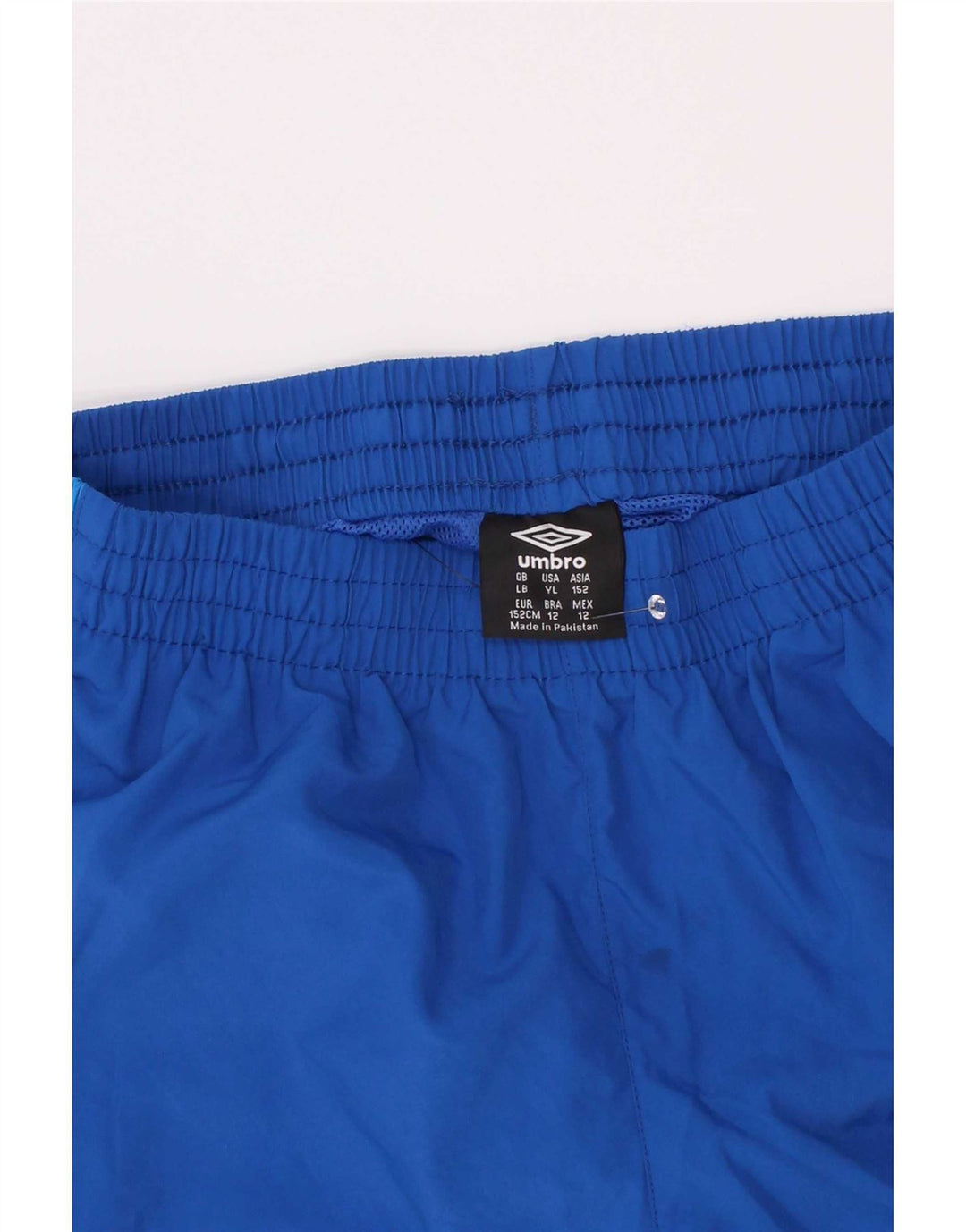 Pantaloncini sportivi da bambino Umbro 11-12 anni Large Blu Colourblock in poliestere