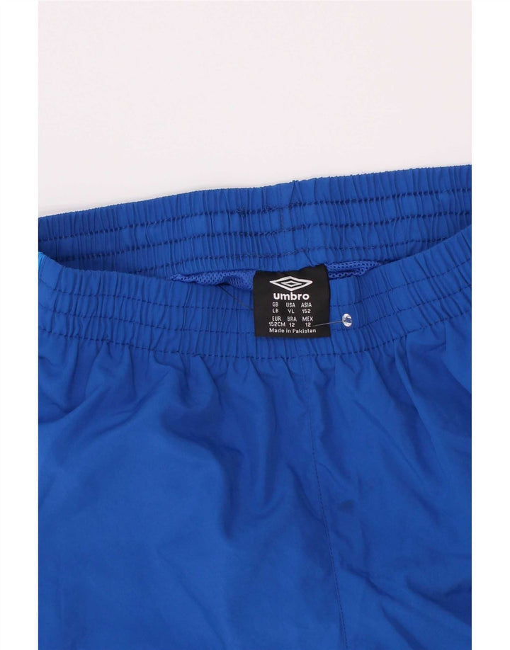 Pantaloncini sportivi da bambino Umbro 11-12 anni Large Blu Colourblock in poliestere