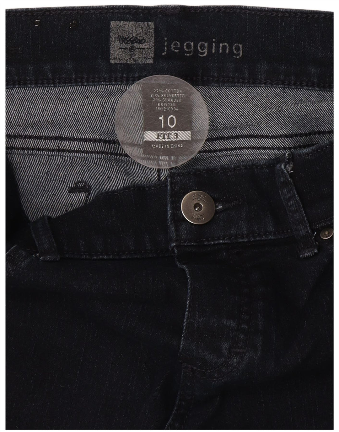 Jeans Jegging da donna MOSSIMO US 10 Medium W34 L31 Cotone blu navy