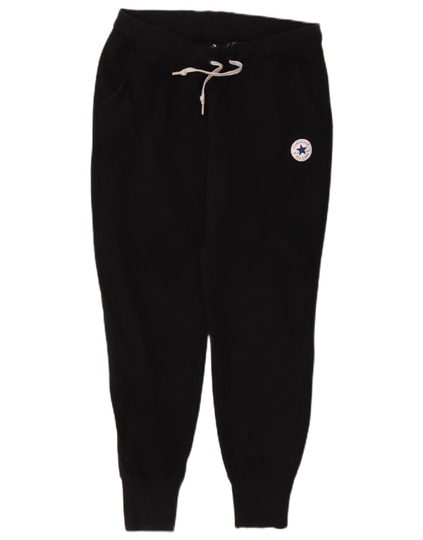 Converse Pantaloni da tuta da donna Joggers UK 12 Medio Blu Navy Cotone