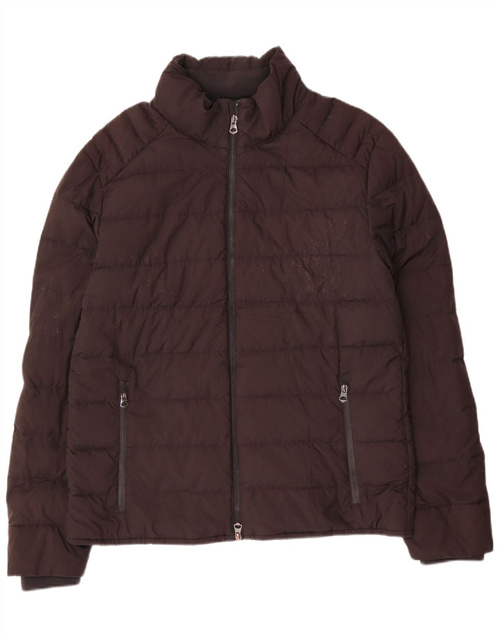 Giacca imbottita da uomo Zara UK 40 grande poliestere nero