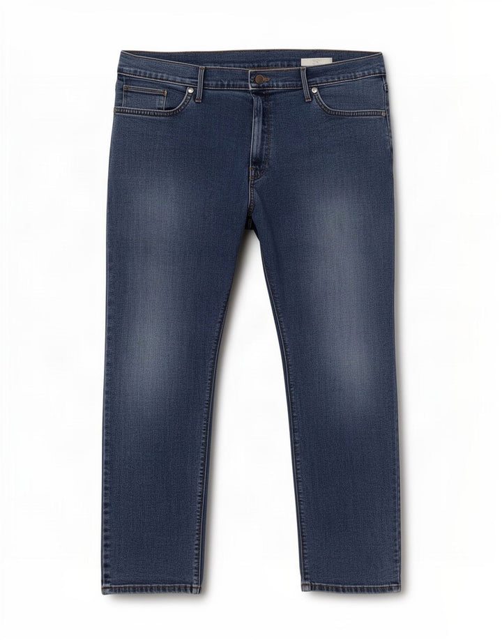 Jeans slim da uomo Marks & Spencer W38 L29 cotone blu