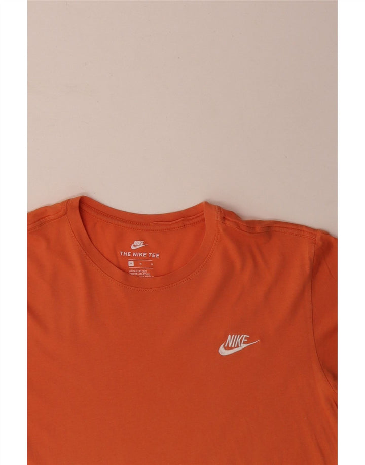 T-shirt da uomo Nike Top in cotone arancione medio
