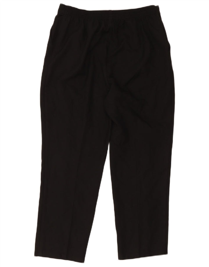 Pantaloni corti da donna Marks & Spencer UK 14 Large W34 L24 Poliestere nero