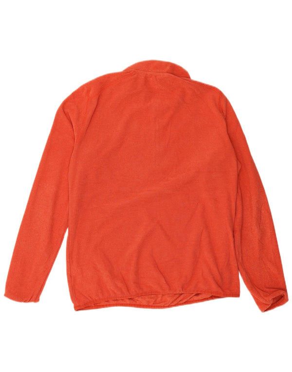 Maglione in pile da donna con collo e zip The North Face UK 16 grande gessato arancione