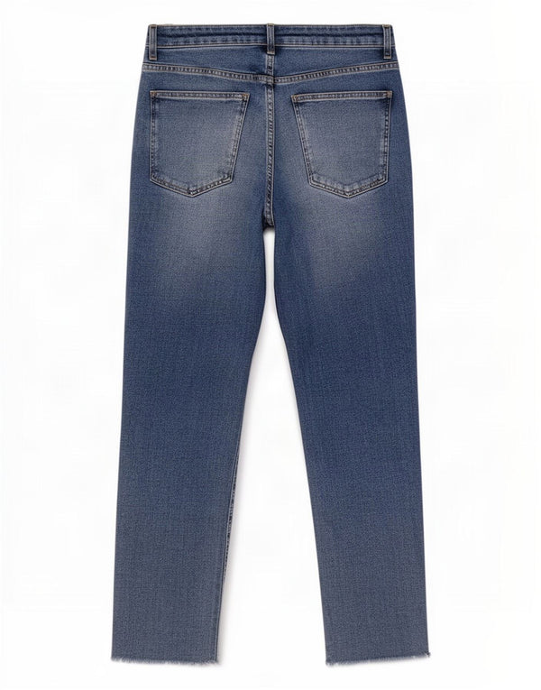 Jeans affusolati da donna Topshop W34 L26 cotone blu