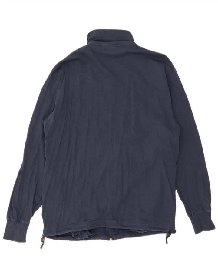 Giacca da ginnastica da uomo Asics piccola blu navy