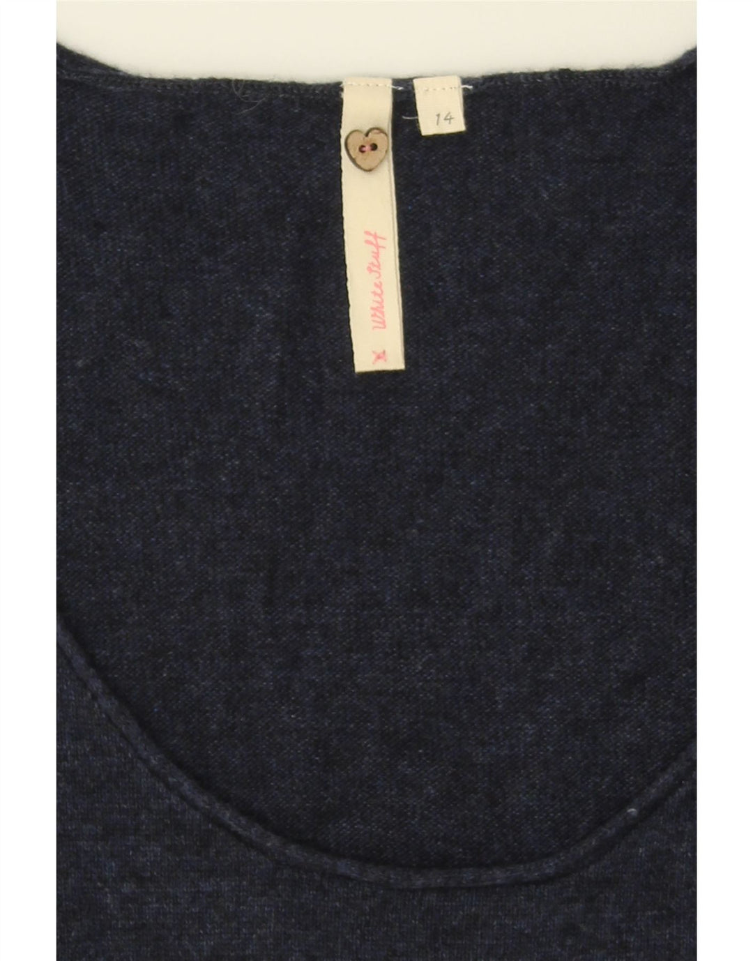 WHITE STUFF Womens Sleeveless Jumper Dress UK 14 Medium  Navy Blue Viscose Vintage White Stuff and Second-Hand White Stuff from Messina Hembry 