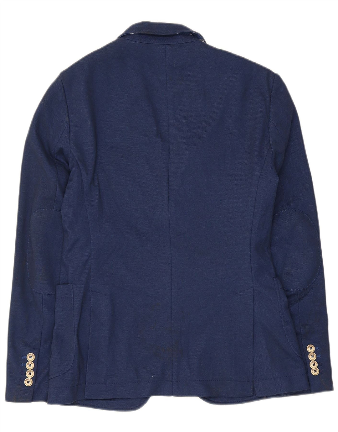 Giacca blazer da uomo a 2 bottoni Zara EU 46 piccola in poliestere blu navy