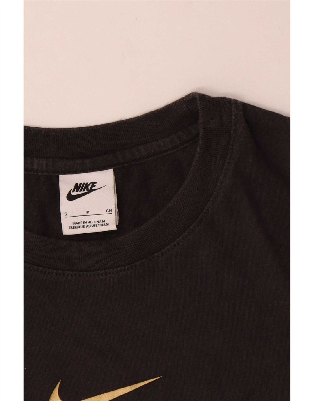 T-shirt Nike Air da uomo, piccola, color block marrone