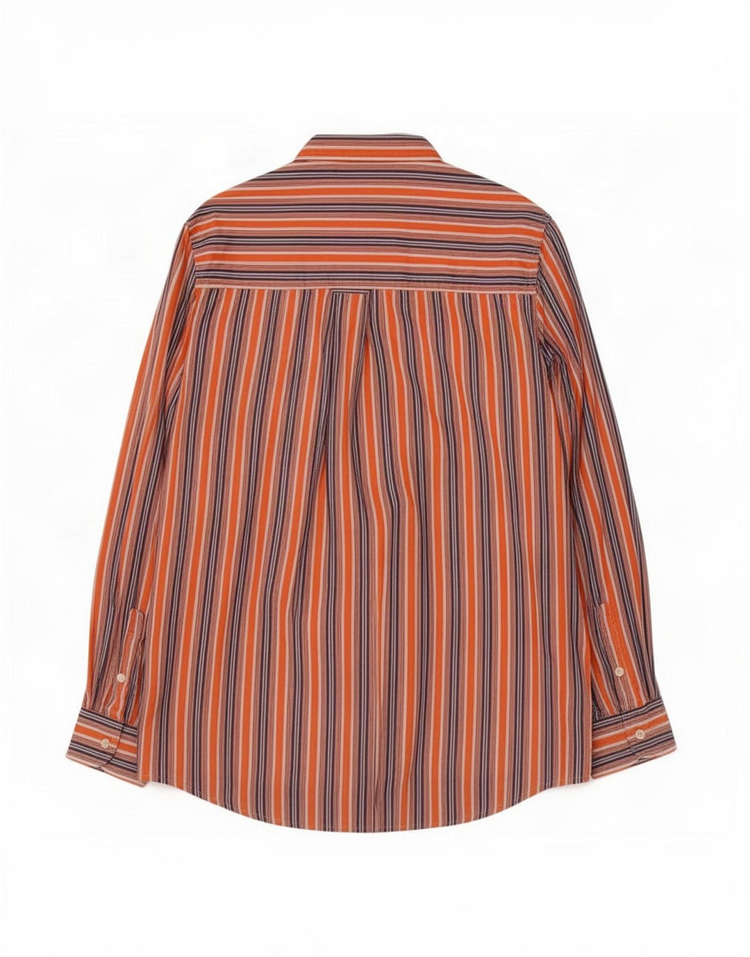 Camicia Chaps Uomo Easy Fit, cotone a righe grandi, arancione