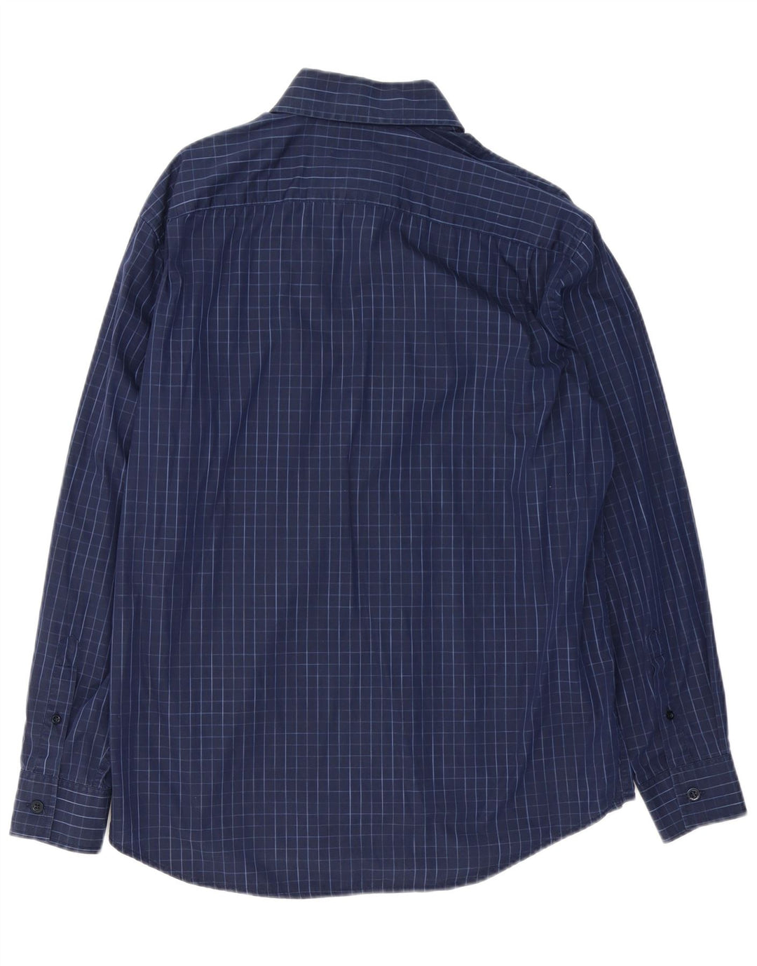 ARMATA DI MARE Camicia Uomo IT 50 Medio Blu Navy Check Cotone