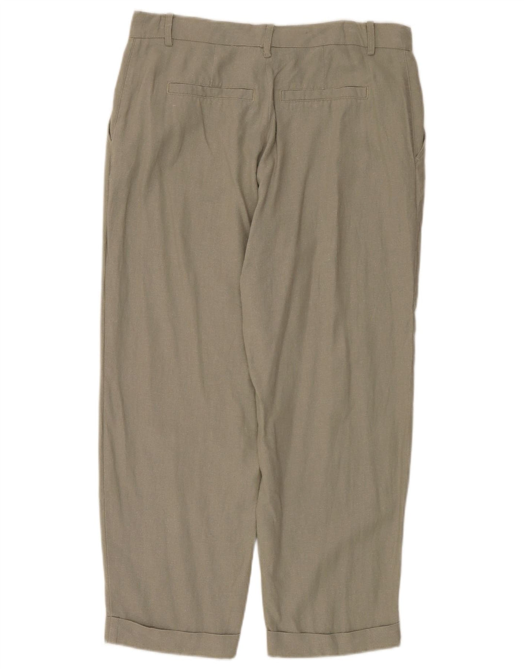 Pantaloni chino dritti da donna Zara EU 40 medi W30 L27 kaki
