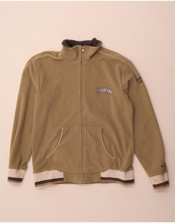 Giacca in pile da donna Champion UK 18 XL Poliestere color block kaki