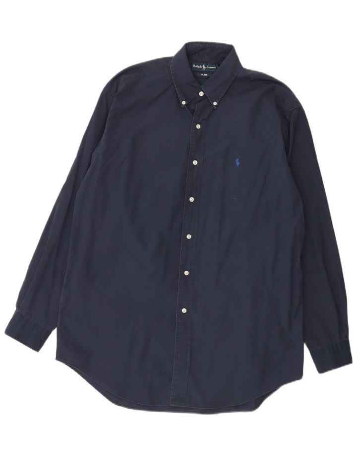 Camicia Blake da uomo Ralph Lauren cotone medio blu navy