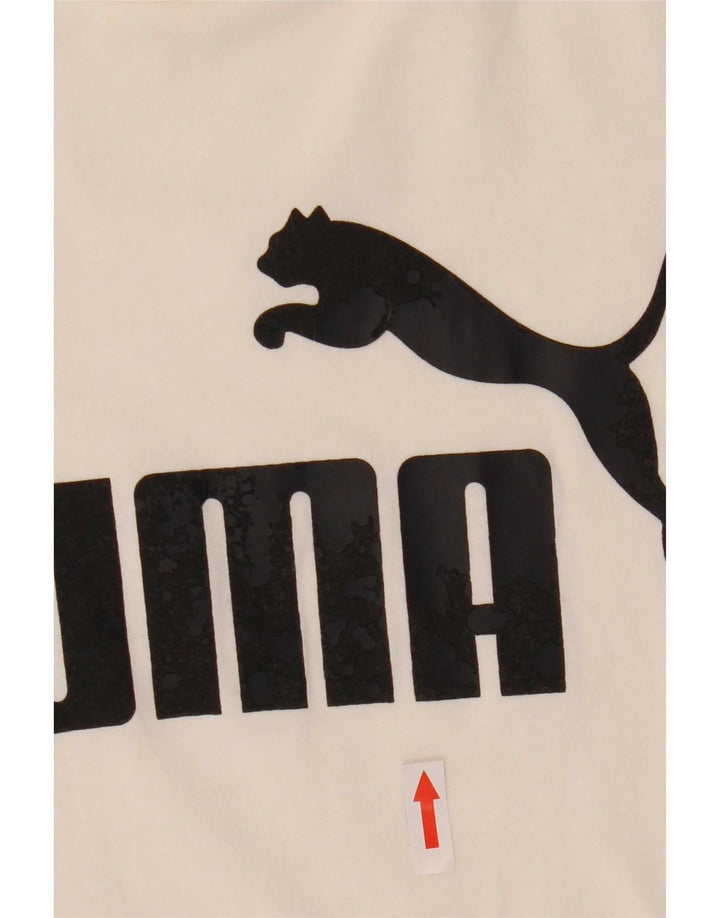 Maglietta grafica da uomo Puma Top 2XL Bianca