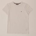 TOMMY HILFIGER T-shirt da uomo Top piccola in cotone bianco
