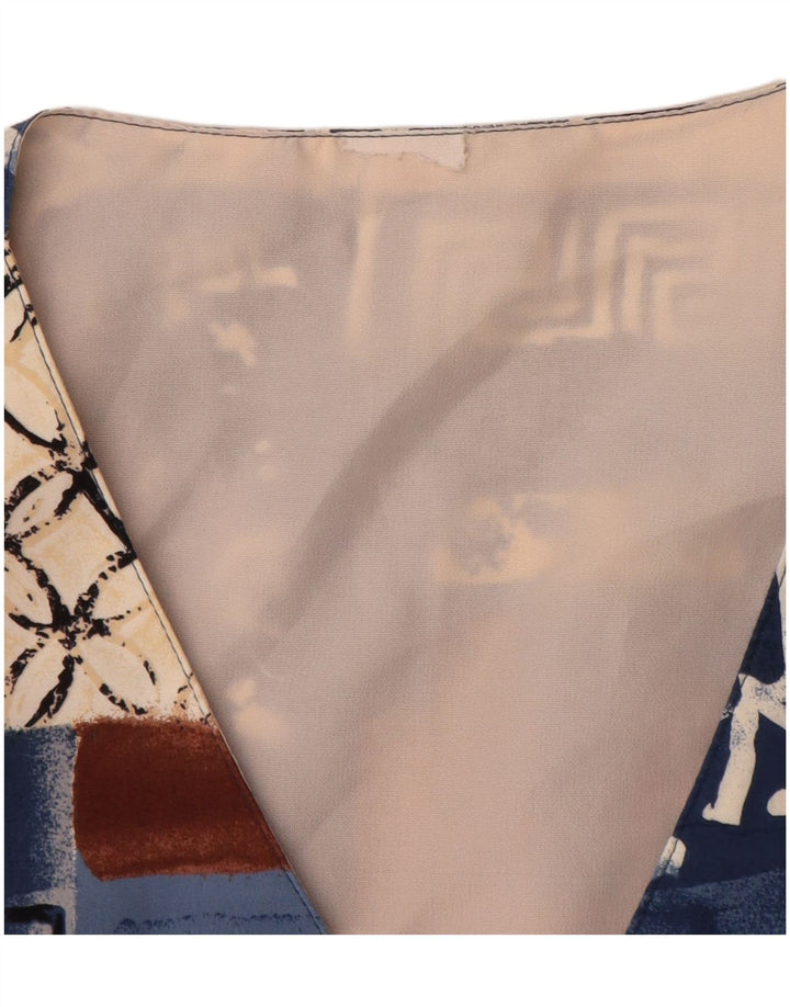 Gilet da donna VINTAGE UK 12 Patchwork medio multicolore