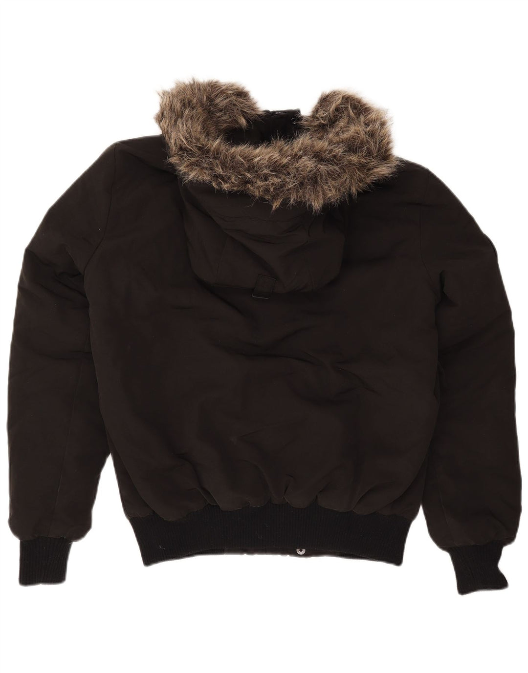 Giacca imbottita con cappuccio da uomo Superdry UK 36 piccola nera