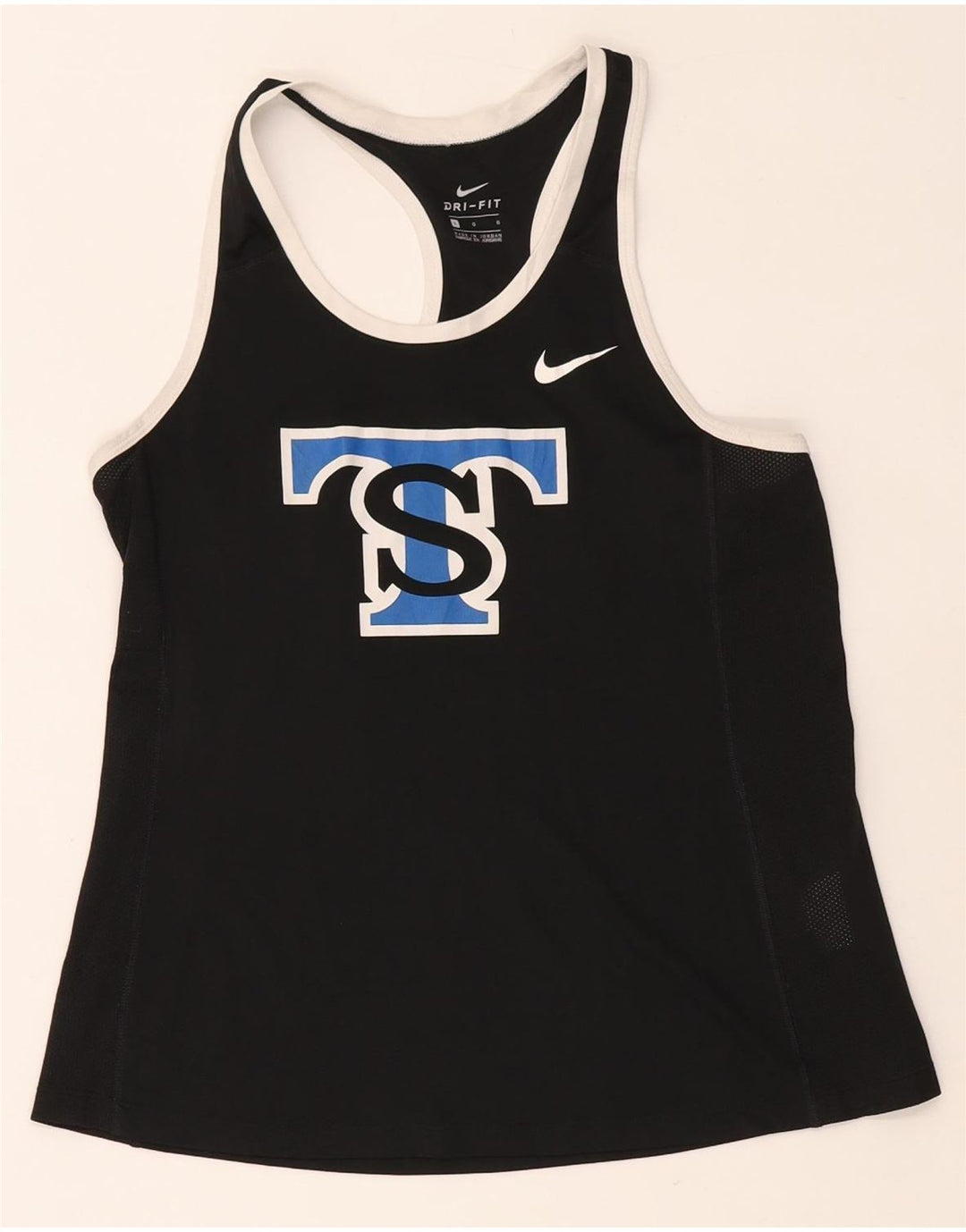 Canotta grafica da donna Nike Saint Thomas UK 14 grande poliestere nero