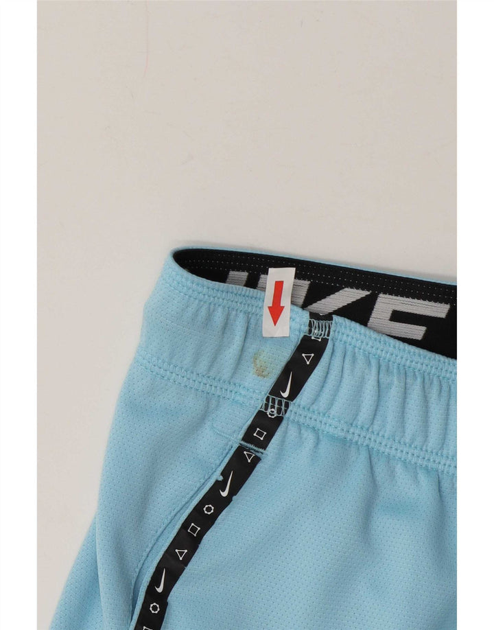 Pantaloncini sportivi Nike Dri Fit Graphic da uomo in poliestere blu medio
