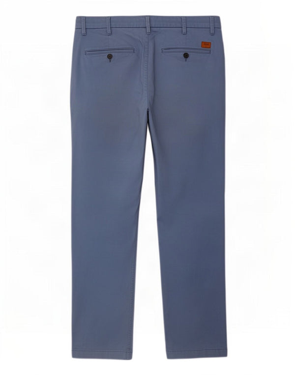 Pantaloni chino dritti da uomo Timberland W38 L34 cotone blu