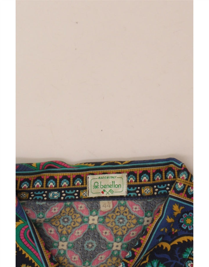 Camicia Oversize Donna BENETTON IT 44 Patchwork Medio Multicolore