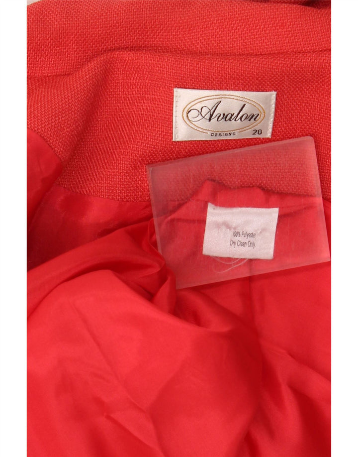 Giacca blazer da donna a 4 bottoni Avalon UK 20 2XL poliestere rosa