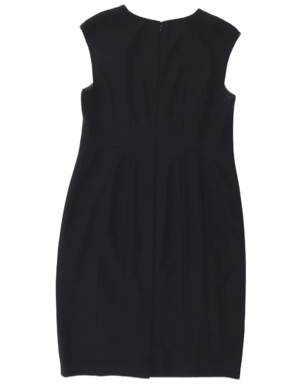 Abito tubino senza maniche da donna Hobbs UK 14 grande poliestere blu navy