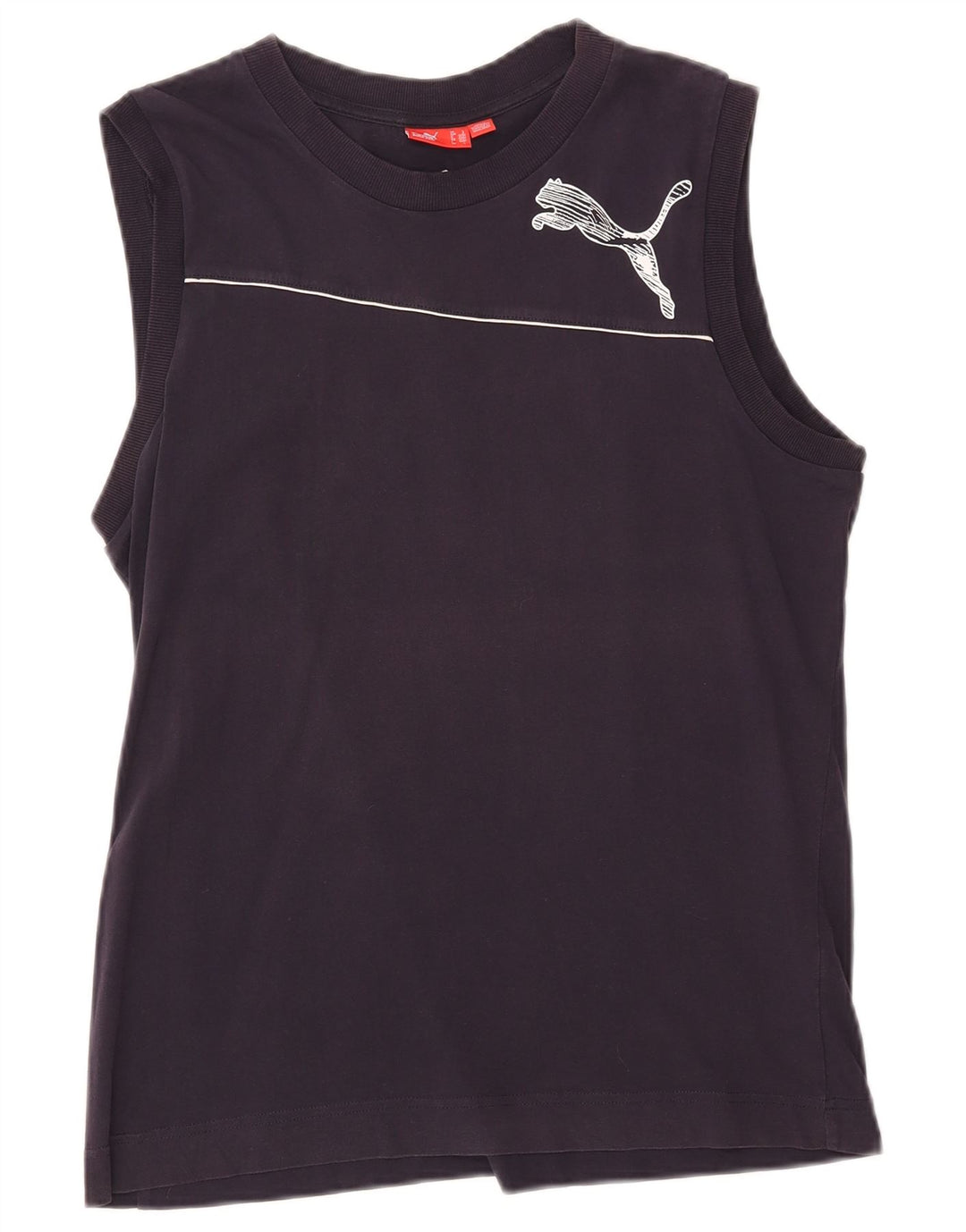 Canotta grafica da uomo Puma Large blu navy