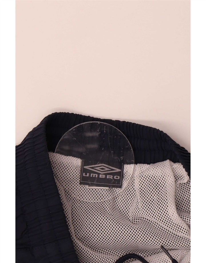 Pantaloncini sportivi da uomo Umbro medio in poliestere blu navy