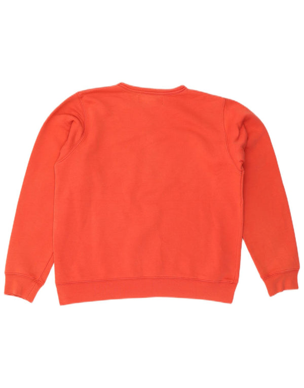 Felpa con grafica Kappa per ragazzi 14-15 anni 2XL Cotone arancione