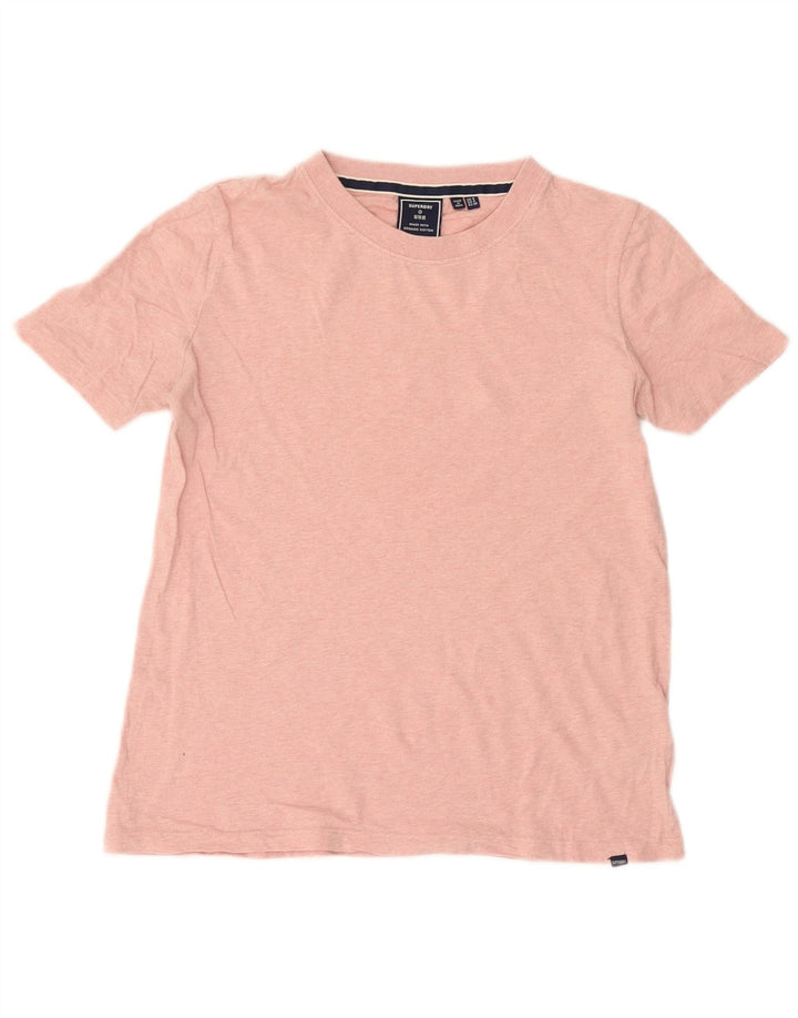T-shirt da donna Superdry Top UK 8 Small in cotone rosa