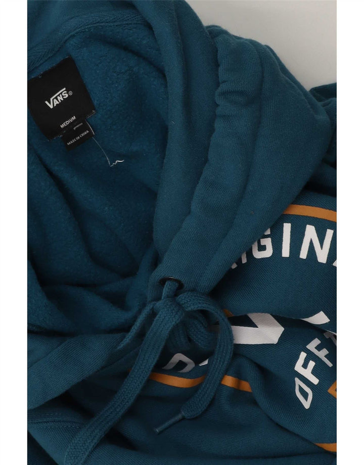 Felpa con cappuccio grafica da uomo Vans Blu medio