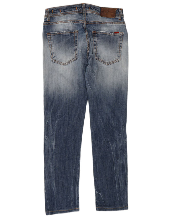 Jeans Slim Uomo Liu Jo IT 44 XS W30 L29 Blu Cotone
