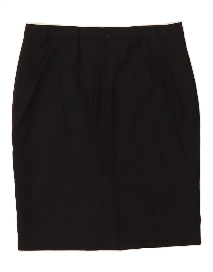 MASSIMO DUTTI Womens Pencil Skirt EU 42 Large W32 Black Vintage Massimo Dutti and Second-Hand Massimo Dutti from Messina Hembry 
