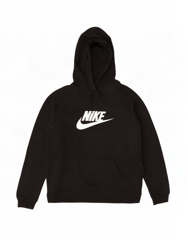 Felpa con cappuccio grafica Nike da uomo 2XL cotone nero