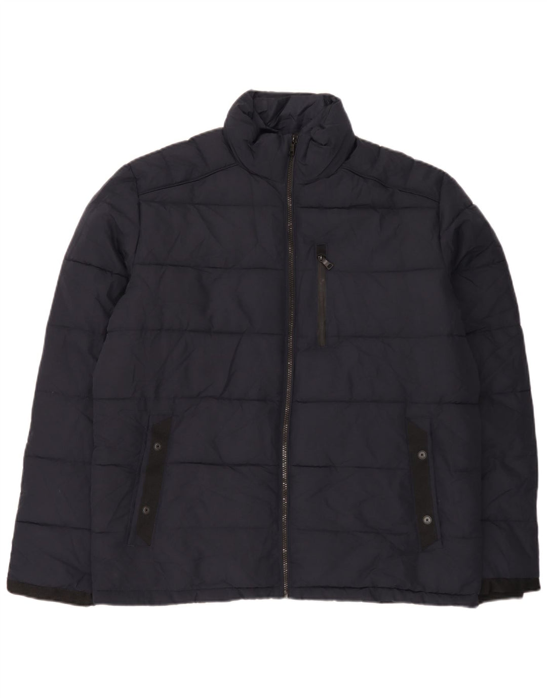 Giacca imbottita da uomo Marks & Spencer UK 40 grande poliestere blu navy