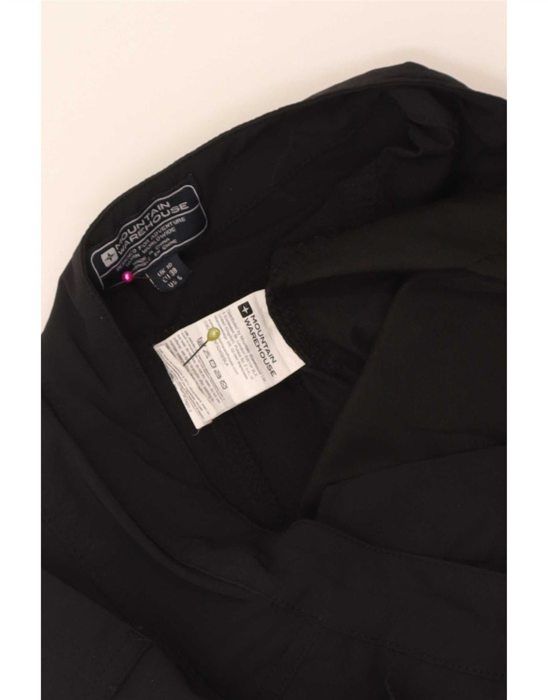 Pantaloni cargo da donna Mountain Warehouse UK 10 piccoli W28 L28 neri