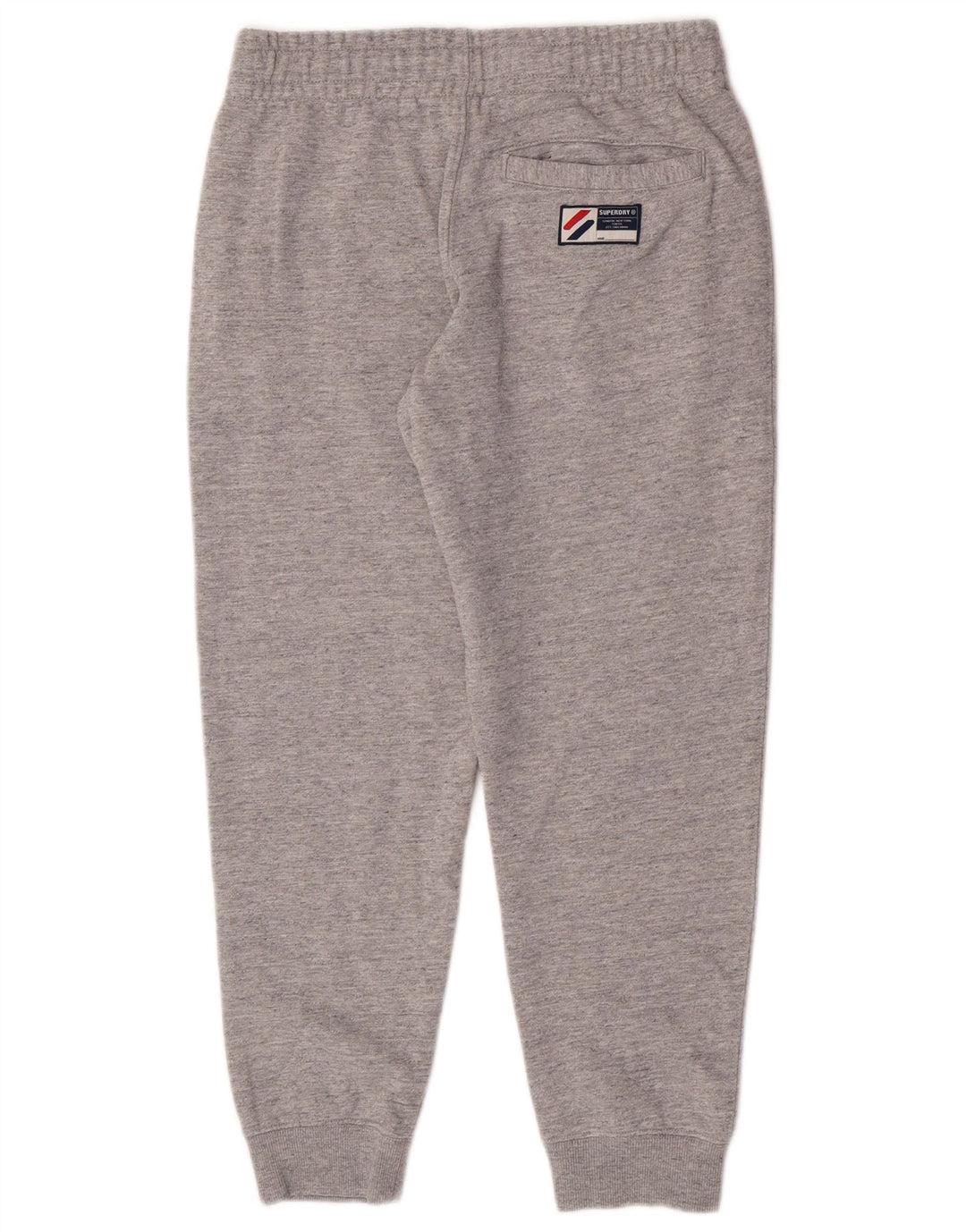 Pantaloni da tuta con grafica da uomo Superdry Joggers grigio medio chiazzato