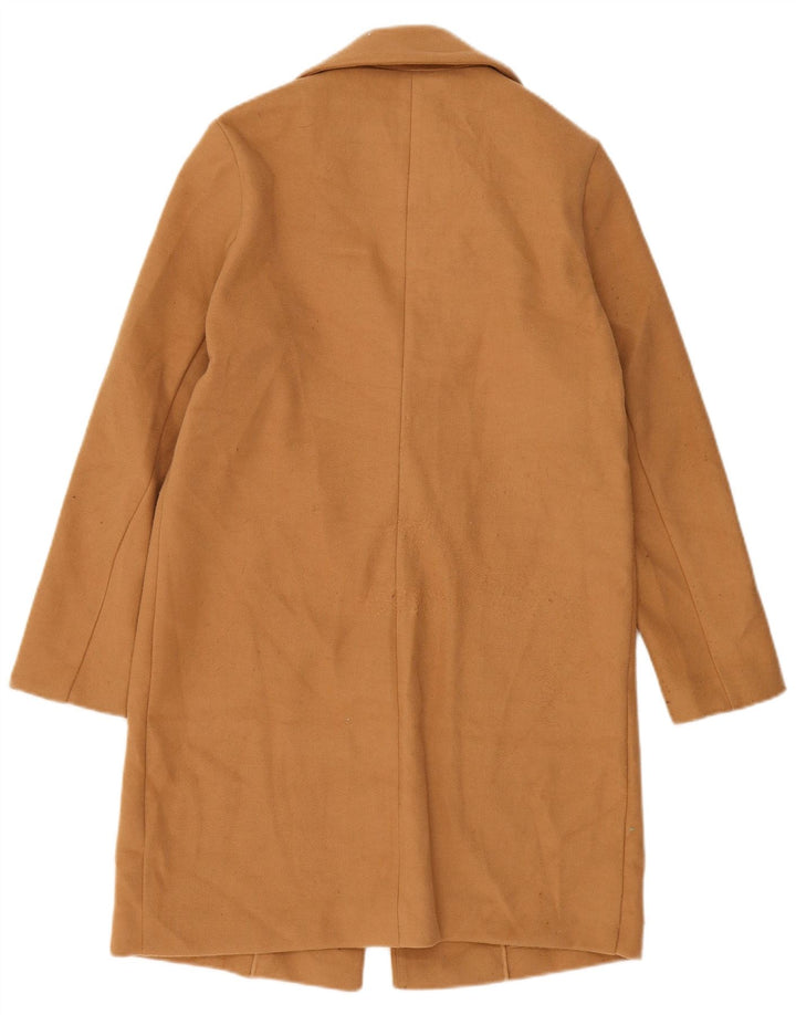 Cappotto da donna Marks & Spencer UK 10 piccolo poliestere beige