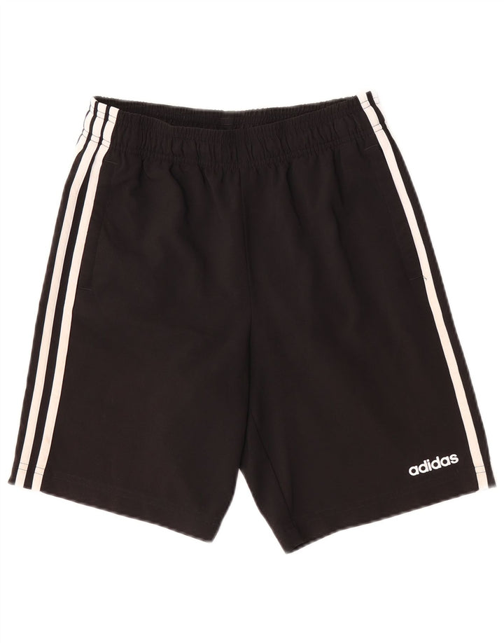 Pantaloncini sportivi Adidas da ragazzo 12-13 anni in poliestere nero