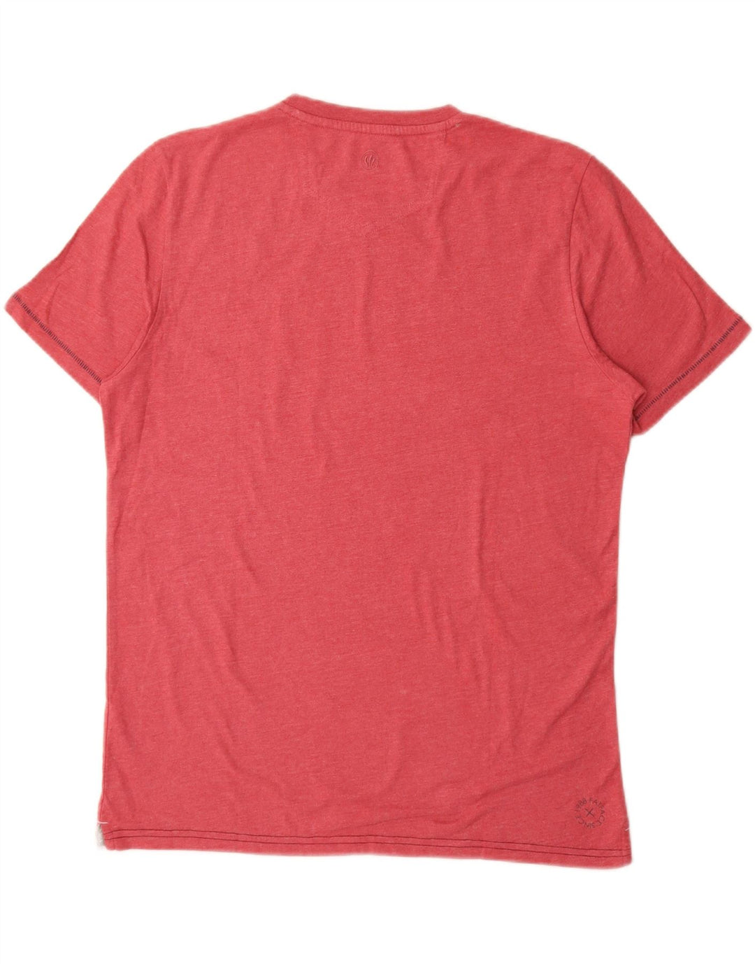 T-shirt grafica da uomo FAT FACE Top grande in cotone rosso