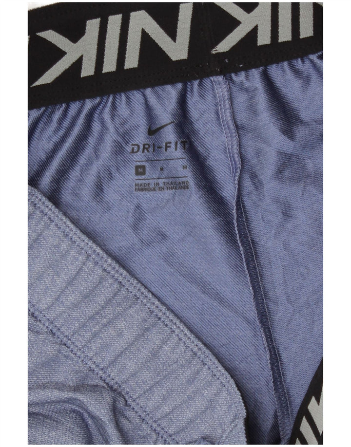 Pantaloncini sportivi Nike da donna Dri Fit UK 14 poliestere blu medio