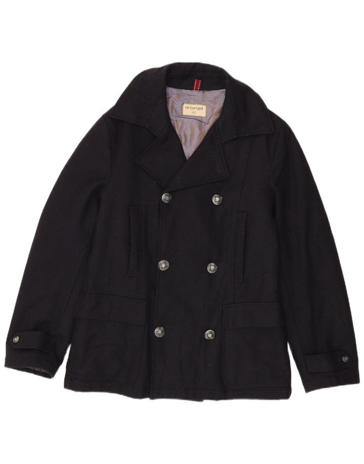 Cappotto da marinaio da uomo VINTAGE IT 52 XL Lana blu navy